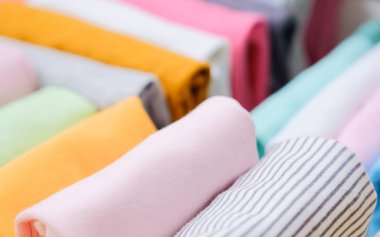 Bir gardırobu, closeup çekim parçası