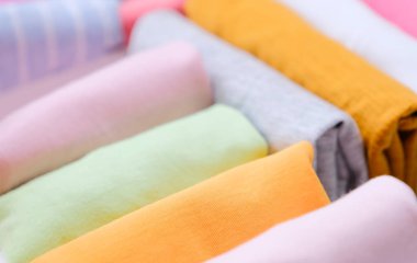 Bir gardırobu, closeup çekim parçası