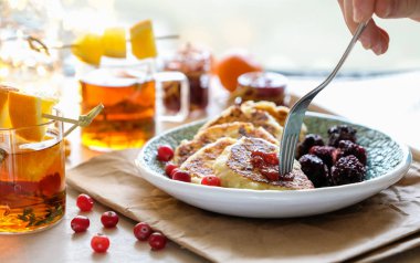 Bir aile ya da çocuklar için mükemmel kahvaltı!