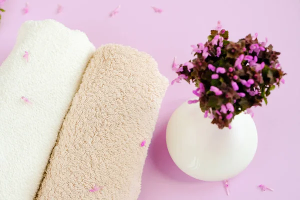 Clean Fresh Cotton Towels — Stock Photo, Image