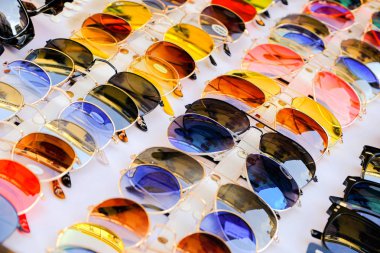 Güneş gözlüğünden arka plan 