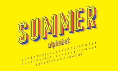 Çağdaş moda alfabesi tasarım