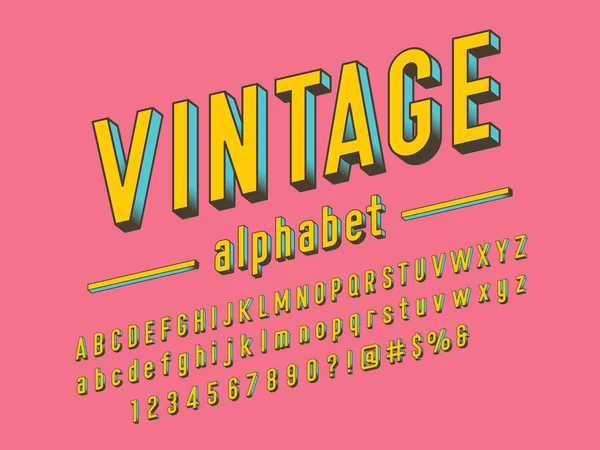 Halftone Styled Alphabet Design — Stock Vector