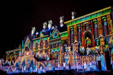 Osaka, Japonya - 18 Kasım 2018: Özel bir Noel göster 