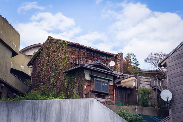 Kyoto Japão Novembro 2018 Uma Casa Residente Com Plantas Crescendo — Fotografia de Stock