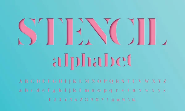 Renk kağıt kesme alfabe tasarım