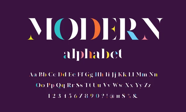 Vektor Stilisierter Moderner Glamouröser Schrift Und Alphabet Design — Stockvektor