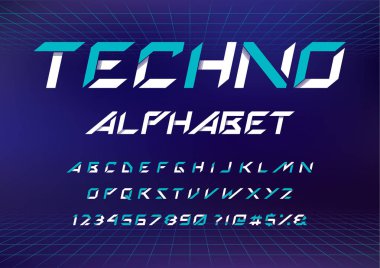 Futuristik ekran dizgi tasarım