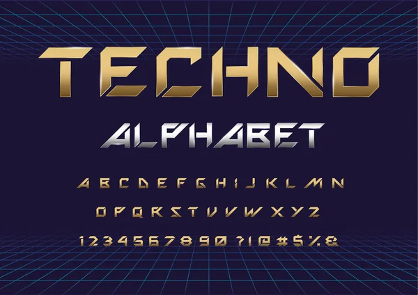 Futuristik ekran vektör dizgi