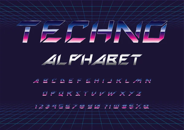 Futuristik ekran vektör dizgi