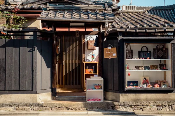 Kyoto Japón Noviembre 2018 Una Pequeña Tienda Única Estilo Casero —  Fotos de Stock