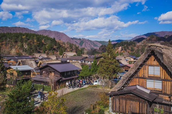 Shirakawa Japonsko Listopad 2018 Širakawago Nejslavnější Vesnicí Japonsku Protože Místo — Stock fotografie