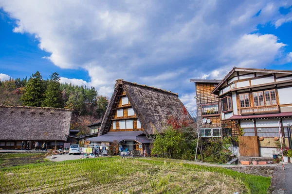 Shirakawa Japonsko Listopad 2018 Širakawago Nejslavnější Vesnicí Japonsku Protože Místo — Stock fotografie