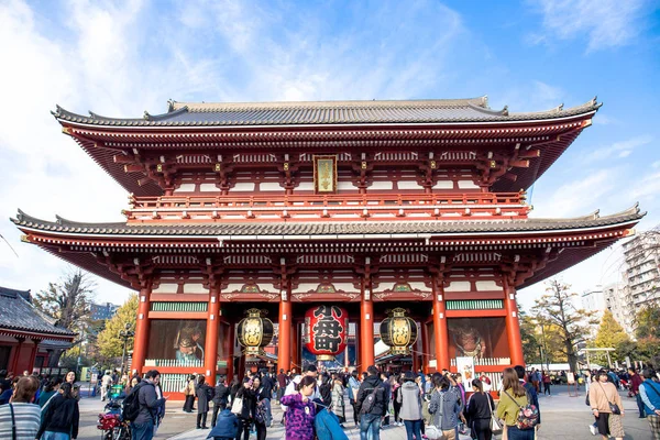 Tokio Japan November 2018 Sensoji Ook Bekend Als Asakusa Kannon — Stockfoto