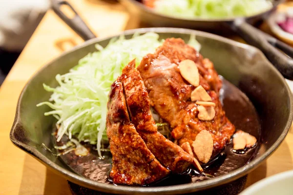 Tokyo Tonteki Este Una Dintre Cele Mai Populare Alimente Din — Fotografie, imagine de stoc
