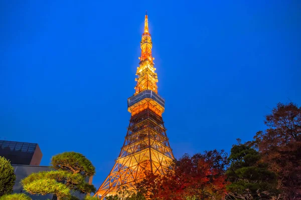 Токио Япония Декабря 2018 Года Токийская Башня Является Башней Связи — стоковое фото