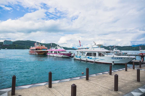 Todos Estos Barcos Pertenecen Diferentes Operadores Barcos Que Traen Turistas — Foto de Stock