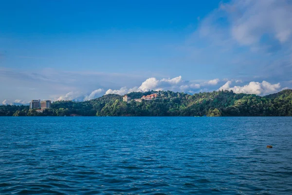 Una Vista Panorámica Del Famoso Lago Sun Moon Taiwán —  Fotos de Stock