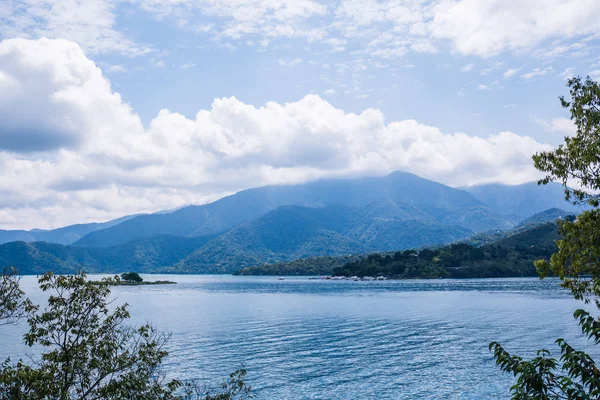 Pohled Slavný Jezerní Jezero Tchaj Wanu — Stock fotografie