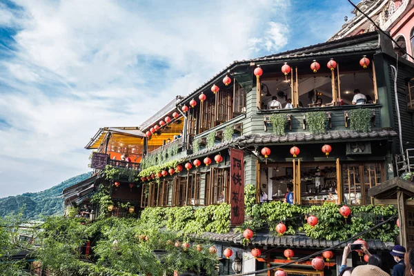 Jiufen Taiwan Juni 2018 Jiufen Een Oude Goudmijnstad Aan Noordkust — Stockfoto