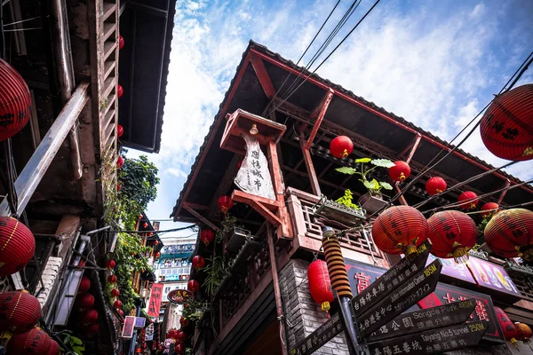 Jiufen Taiwan June 2018 Jiufen Old Street Famous Scenic Ruifang — Stock Photo, Image