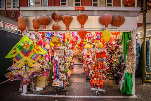 Chinatown Singapour Juillet 2019 Une Boutique Dans Chinatown Street Market — Photo