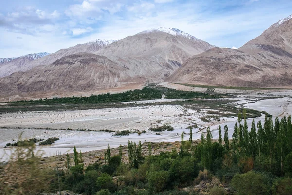 Nubra Valley Uma Grande Plana Ampla Região Localizada Cerca 150 — Fotografia de Stock