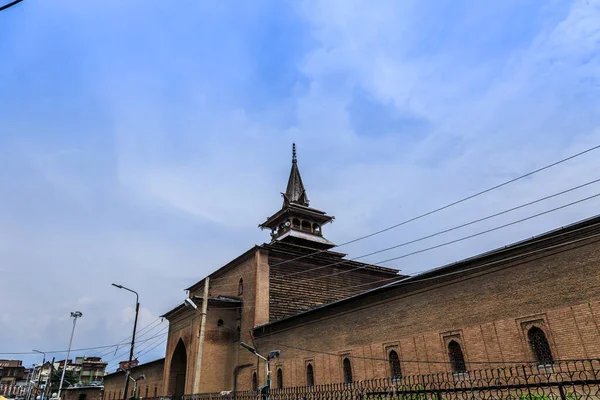 Srinagar Hindistan Haziran 2019 Jamia Mescidi Srinagar Önemli Bir Camidir — Stok fotoğraf