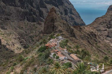 Masca, korsanlar köyü, Tenerife güzel dağ köyü.