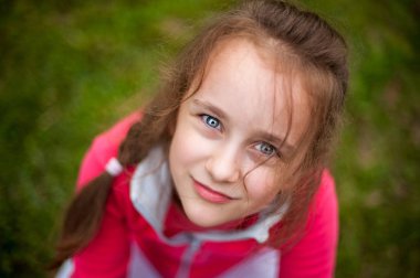 kız portre planer üzerinde