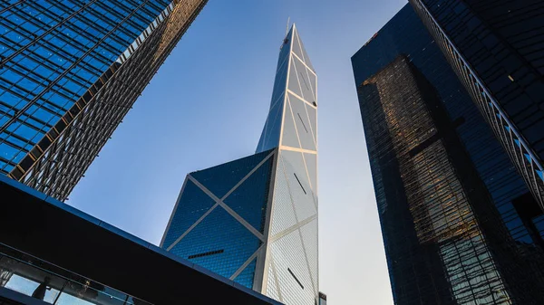 Hong Kong December 2016 Bank China Tower Modern Office Building — Stock Photo, Image