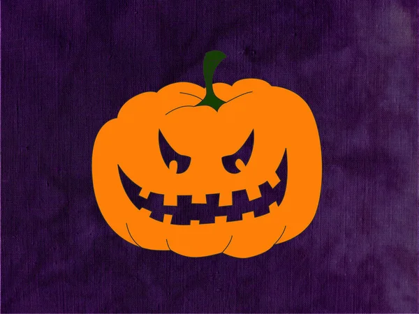 Halloween Mnoho Oranžové Dýně Lucerna Tmavé Pozadí — Stock fotografie