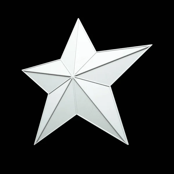 White Star - isolation de rendu 3d — Photo