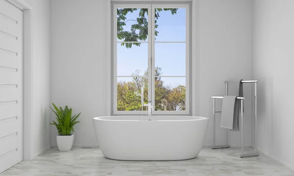 Banyo Küvet Render — Stok fotoğraf