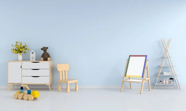 Kinderzimmerausstattung Für Attrappen Rendering — Stockfoto