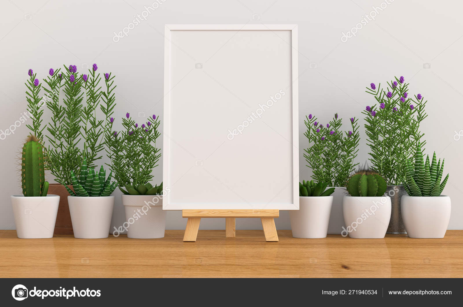 Download Blank Photo Frame Mockup Cactus Flower Floor Rendering Stock Photo Image By C Wuttichaijanglab 271940534