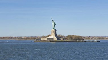 Özgürlük heykeli tekne Staten Island, New York