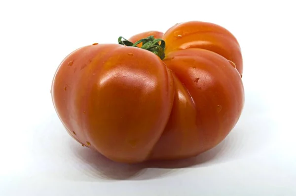 Tomate Raf Rouge Sur Fond Blanc Légumes Frais Une Alimentation — Photo