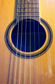 Akustická kytara přírodní dřevo tělo. Umělecká díla