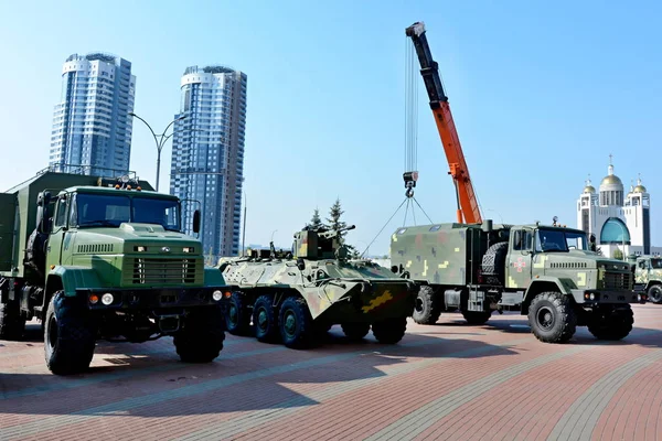 Kiev Ukrayna Ekim 2018 Uluslararası Htisas Fuarı Silah Güvenlik 2018 — Stok fotoğraf