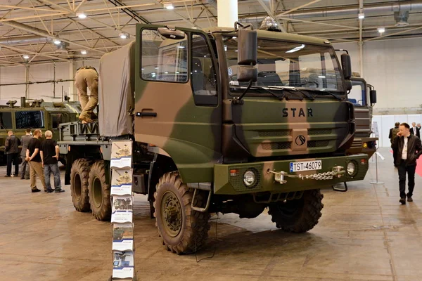 Kyiv Ukraine October 2018 Military Equipment International Specialized Exhibition Arms — Stock Photo, Image