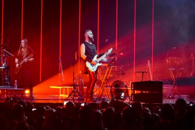 Kiev, Ukrayna - 19 Ekim 2018: Rock grubu Hardkiss 