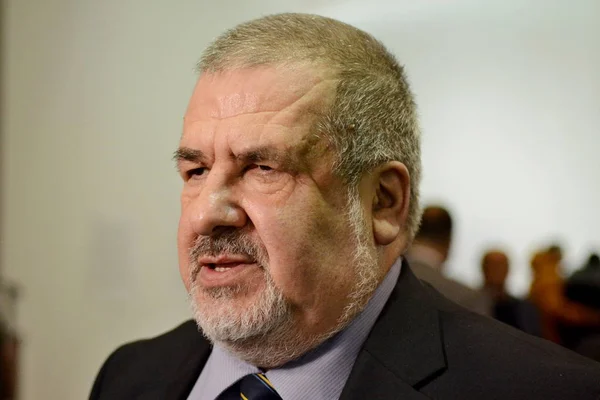 Kyiv Ukraine Február 2019 Ukrán Krími Tatár Politikus Chubarov Refat — Stock Fotó