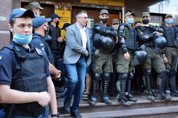 Киев Украина Июня 2020 Года Активист Бывший Лидер Правого Сектора — стоковое фото