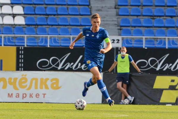 Dynamo Kiev Serhiy Sydorchuk Actie Tijdens Wedstrijd Dynamo Met Olimpik — Stockfoto