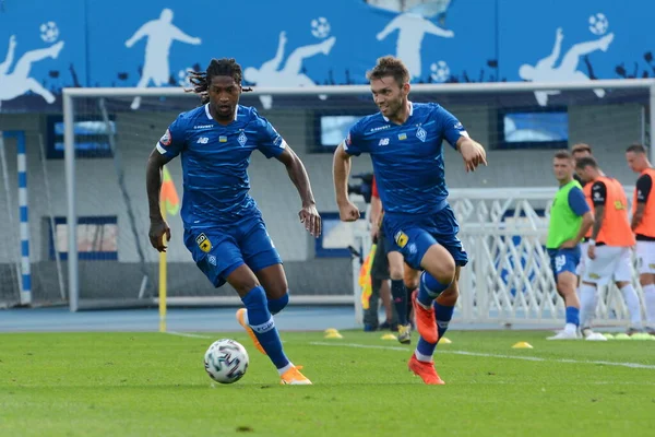 Dynamo Kijów Gerson Rodrigues Akcja Podczas Meczu Dynamo Olimpik Donieck — Zdjęcie stockowe
