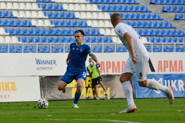 Dynamo Kyiv Mykola Shaparenko Action Pendant Match Dynamo Avec Olimpik — Photo