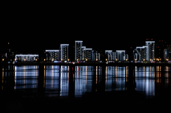 Красива Міська Архітектура Вночі — стокове фото