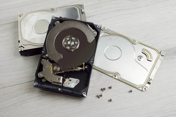 Repair and maintenance of hard drives — Stock Photo, Image