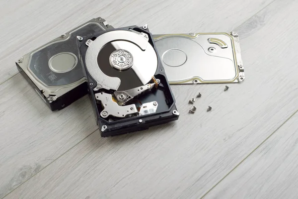 Repair and maintenance of hard drives — Stock Photo, Image